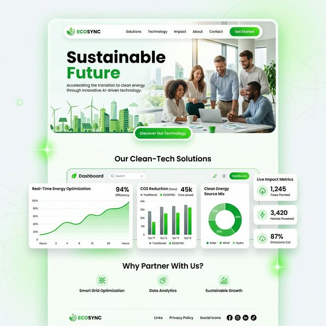 Template Landing Startup